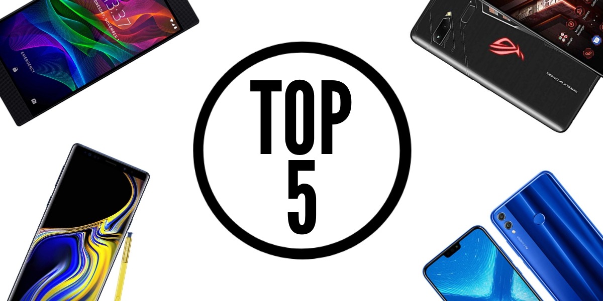 Top 5 phones for mobile gaming